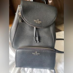 Kate Spade backpack & wallet
